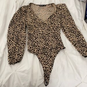 Cheetah print bodysuit